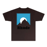 Rhude T Shirts Printed Trendy Pure Cotton