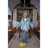 Unisex Coat Winter Lamb Wool Denim Coat