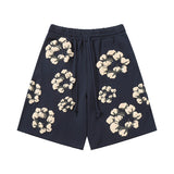 Denim Tears Shorts Yellow floral cotton