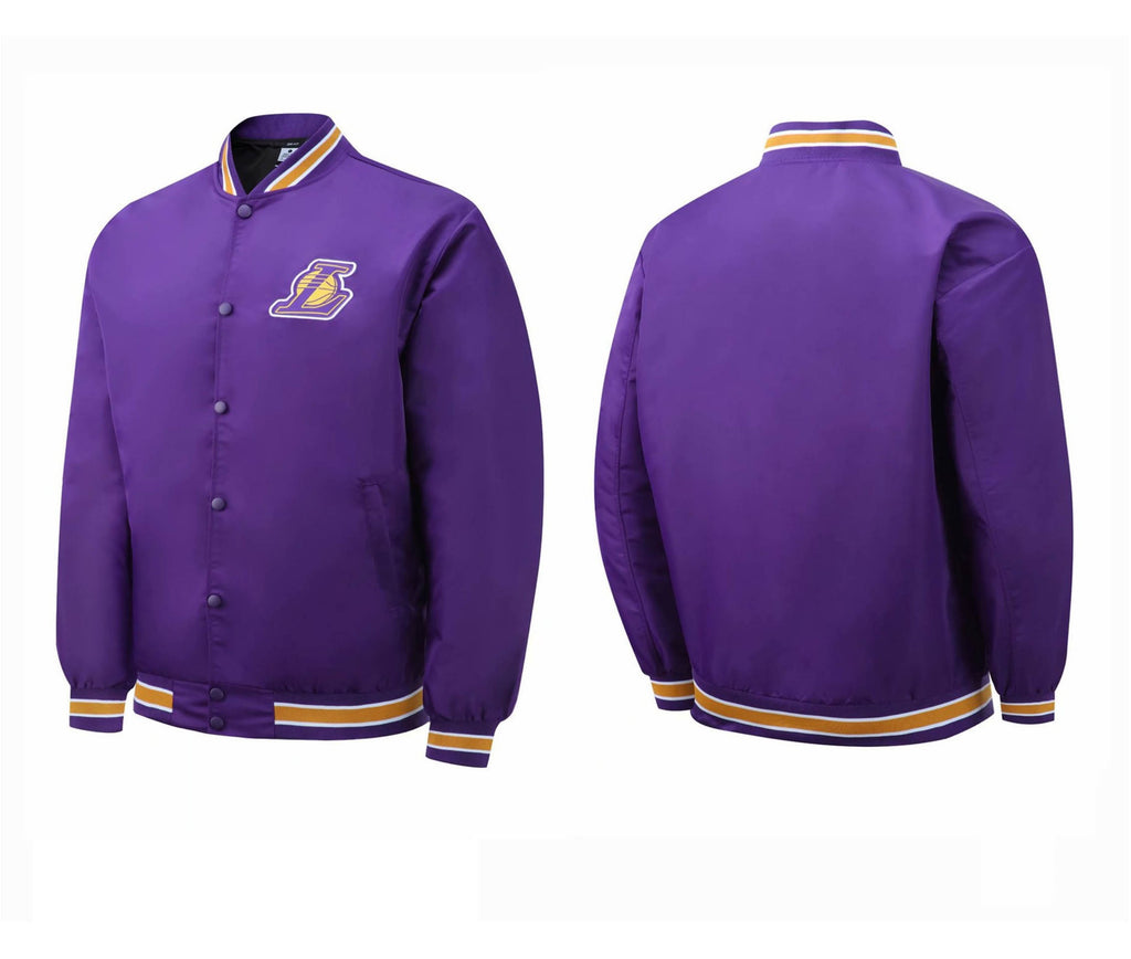 NBA Jacket with All Teams Patterns Warriors Lakers Basketball Wear Loose Thin