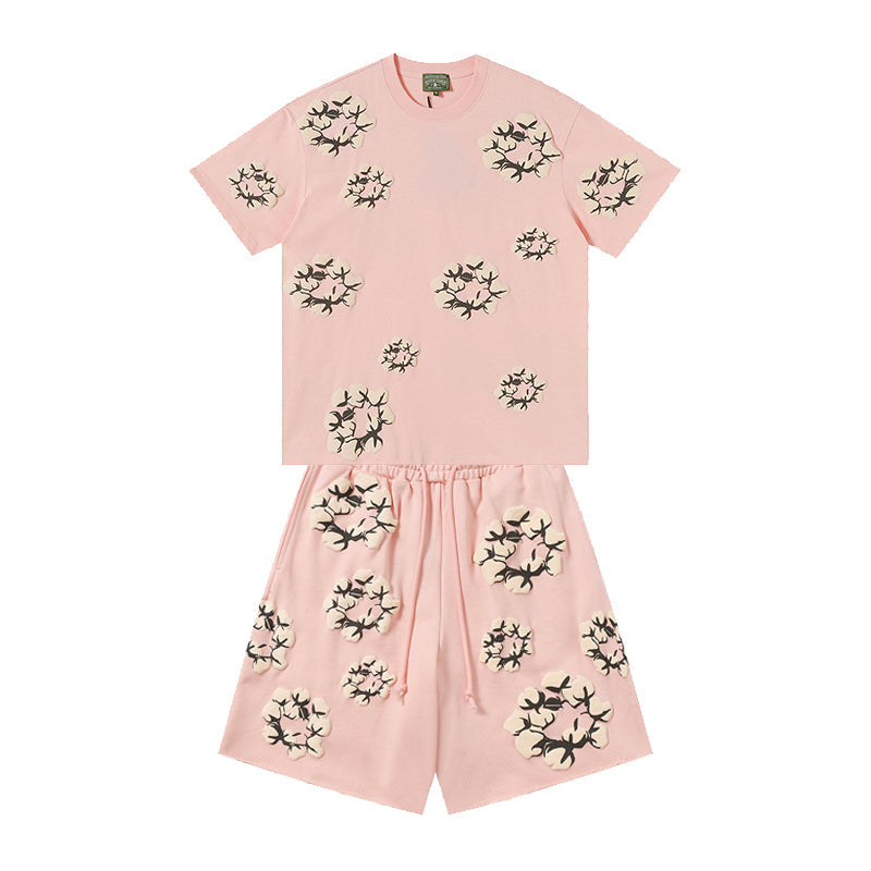 Denim Tears T shirt & Shorts 2 Piece Set