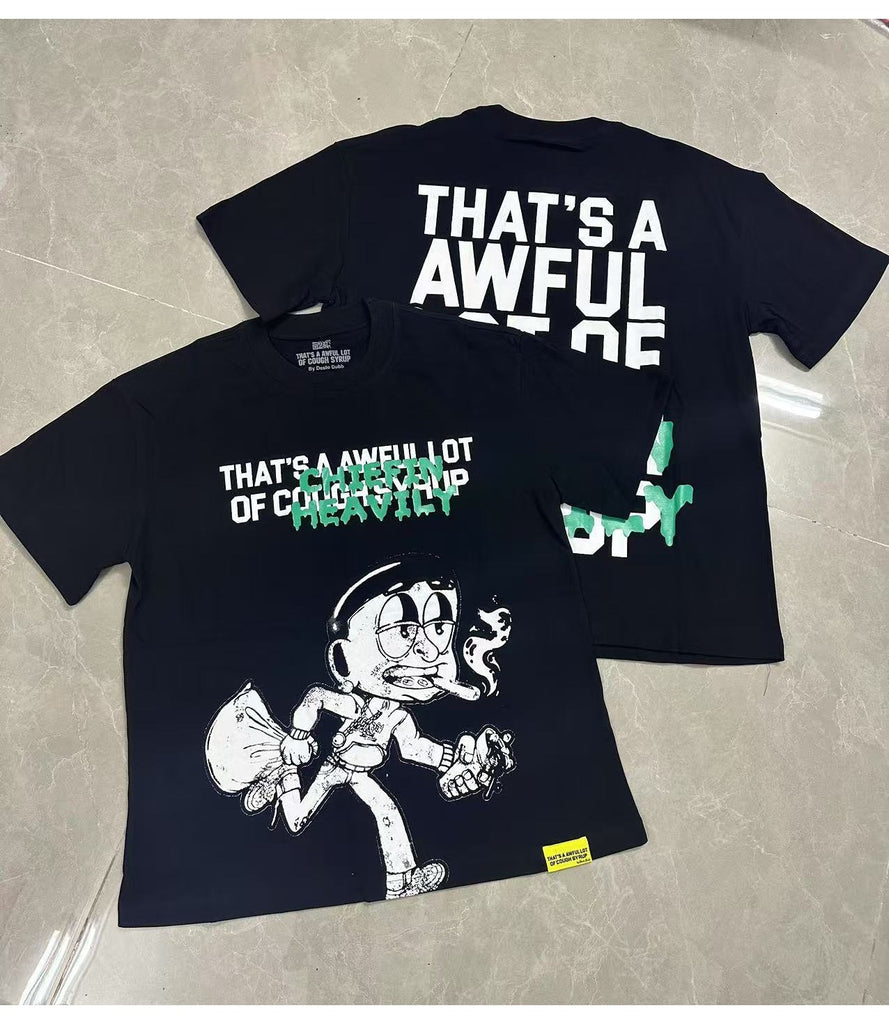 Cough Syrup T Shirts Direct Injection Hot Diamond Short Sleeves