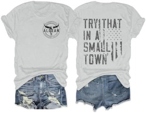 Pairxily Womens Oversized Graphic Country Concert Tees