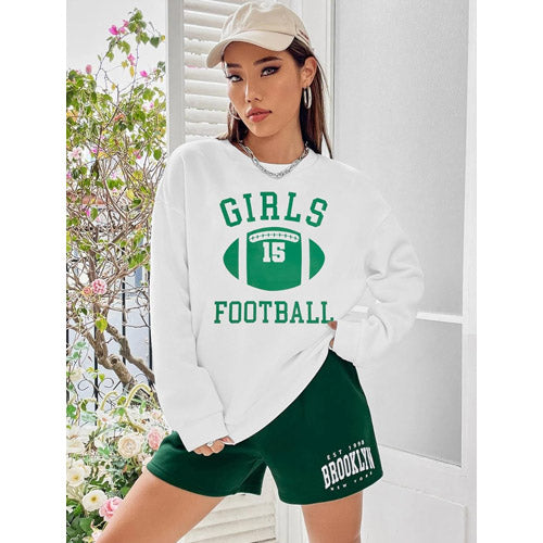 Girls Football Sweatshirt Game Day: Women Football S