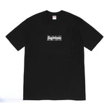 Supreme Men's Alphabet Cartoon Printed Cotton T-shirt Couple