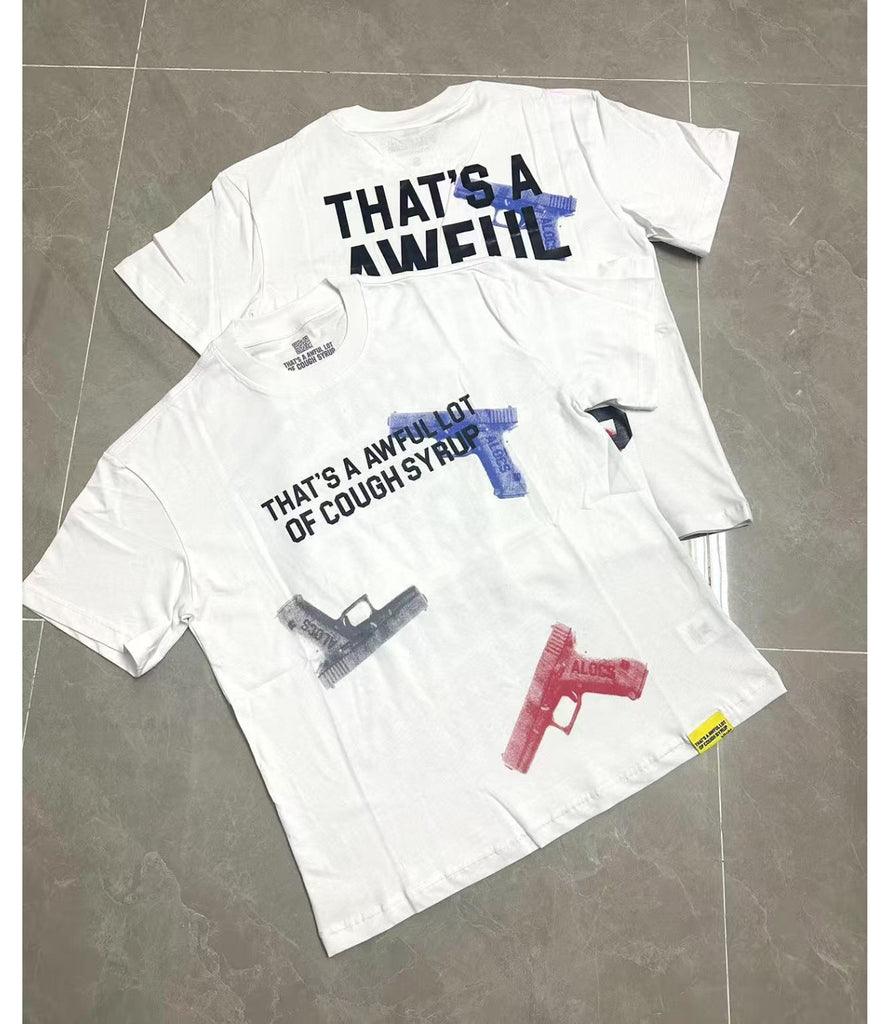 Cough Syrup T Shirts Direct Injection Hot Diamond Short Sleeves