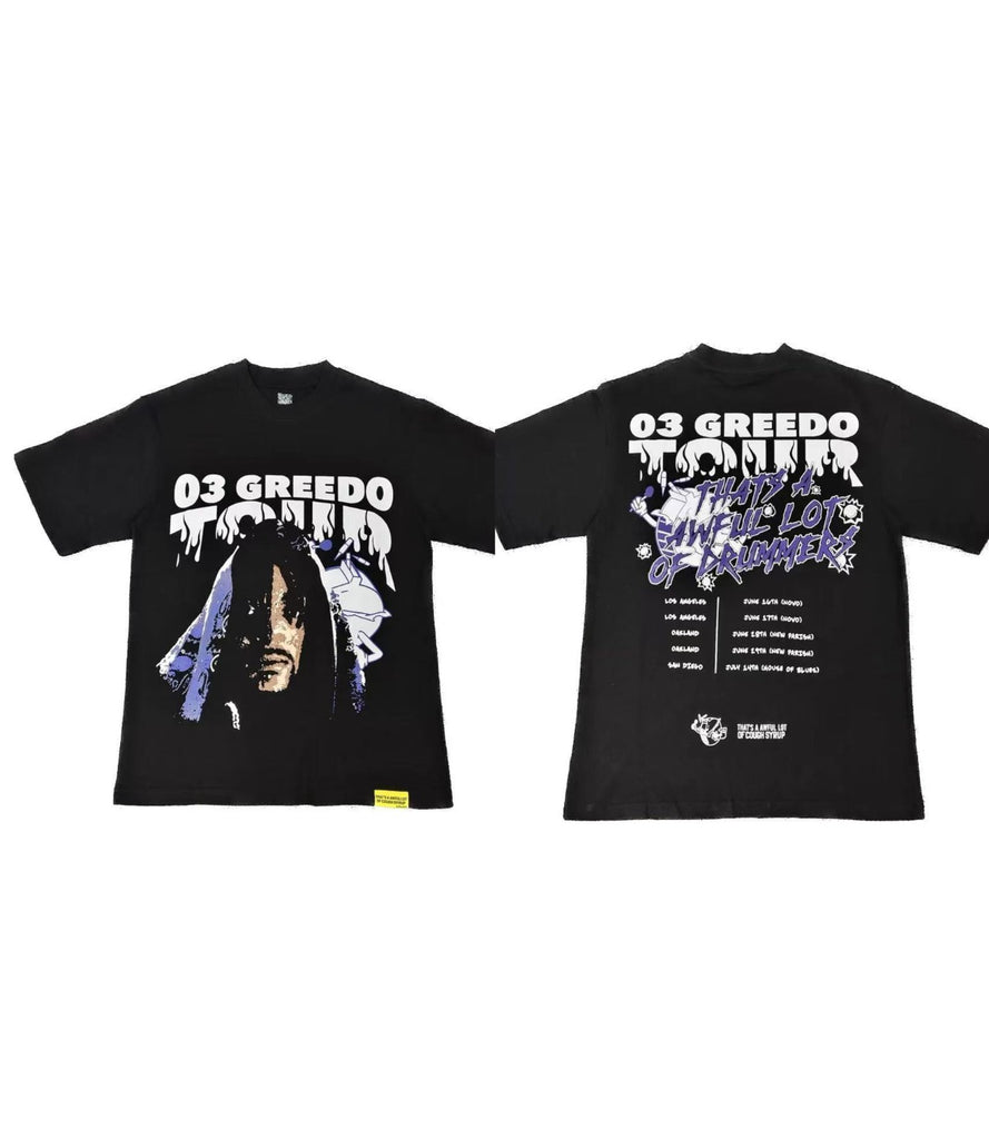 Cough Syrup T Shirts Direct Injection Hot Diamond Short Sleeves