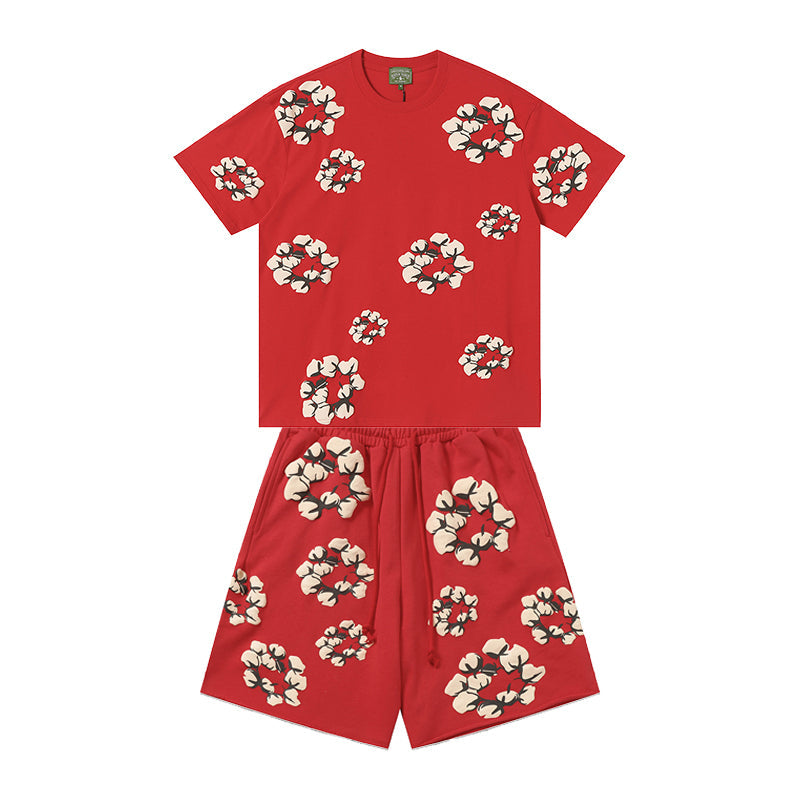 Denim Tears T shirt & Shorts 2 Piece Set