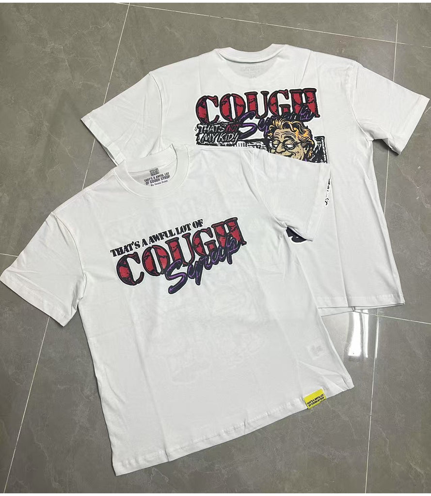 Cough Syrup T Shirts Direct Injection Hot Diamond Short Sleeves