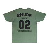 Rhude T Shirts Printed Trendy Pure Cotton