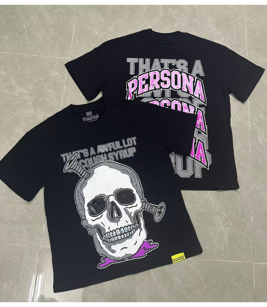 Cough Syrup T Shirts Direct Injection Hot Diamond Short Sleeves