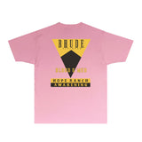 Rhude T Shirts Printed Trendy Pure Cotton