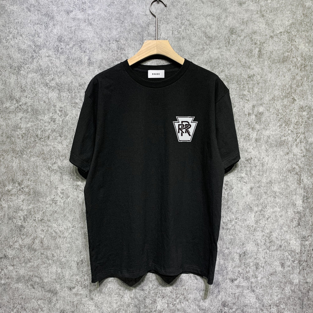 Rhude T Shirts Printed Trendy Pure Cotton