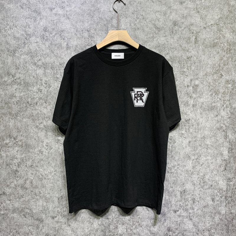 Rhude T Shirts Printed Trendy Pure Cotton