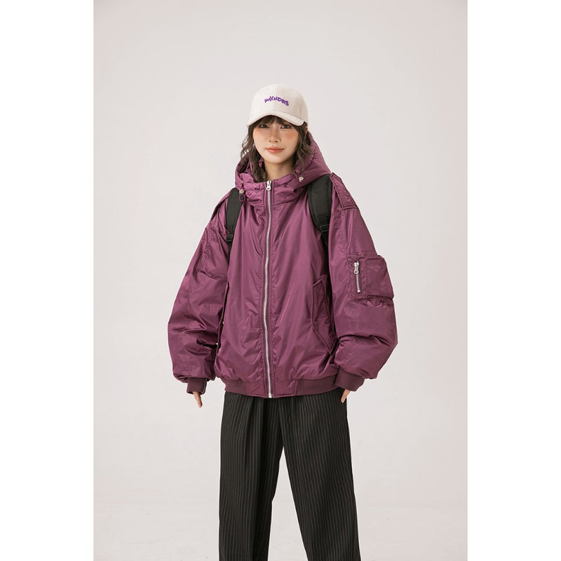 Unisex Coat Bomber Jacket Winter Baseball Uniform