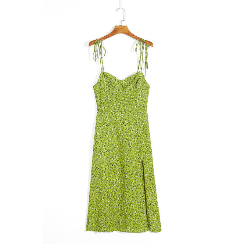 Women Dresses Slimming Sling Avocado Dress