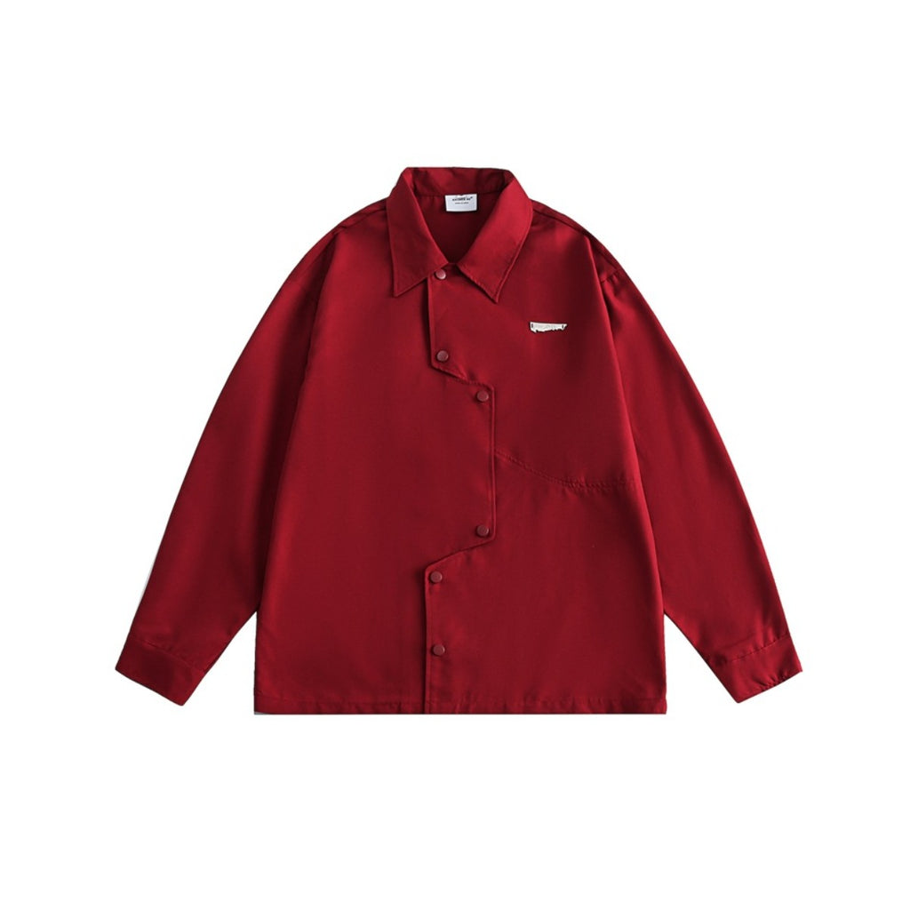 Unisex Shirt Loose Lapels Coat