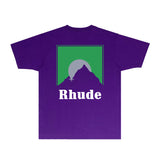Rhude T Shirts Printed Trendy Pure Cotton