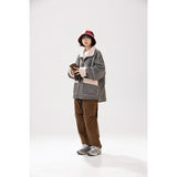 Unisex Coat Lamb Wool Coat Loose and Warm