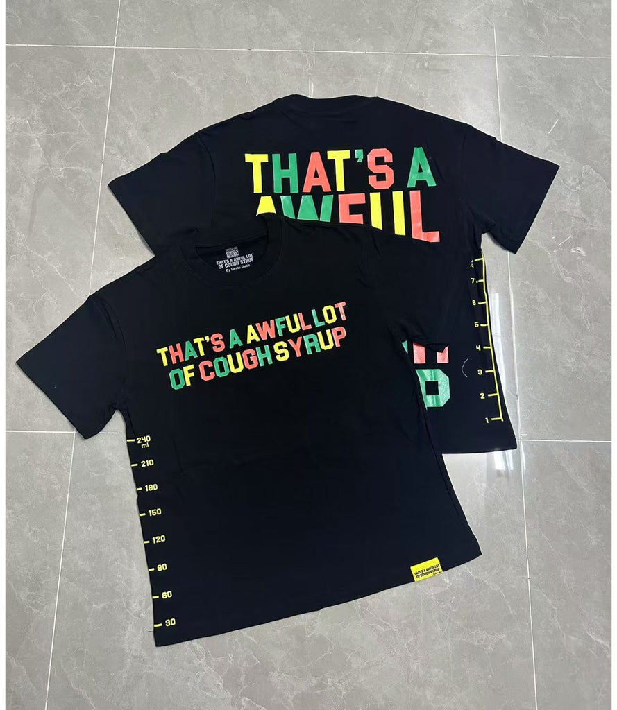 Cough Syrup T Shirts Direct Injection Hot Diamond Short Sleeves