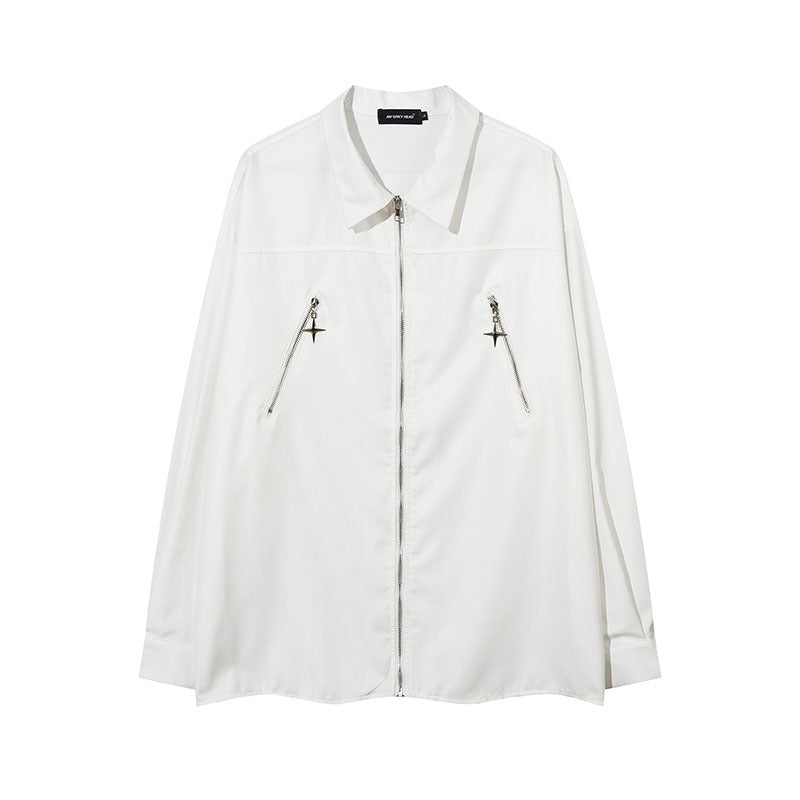 Long Sleeve Shirt Special-Interest Design Thin Coat