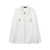 Long Sleeve Shirt Special-Interest Design Thin Coat