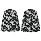 Long Sleeve Shirt Tie-Dyed Loose Shirt Thin Coat