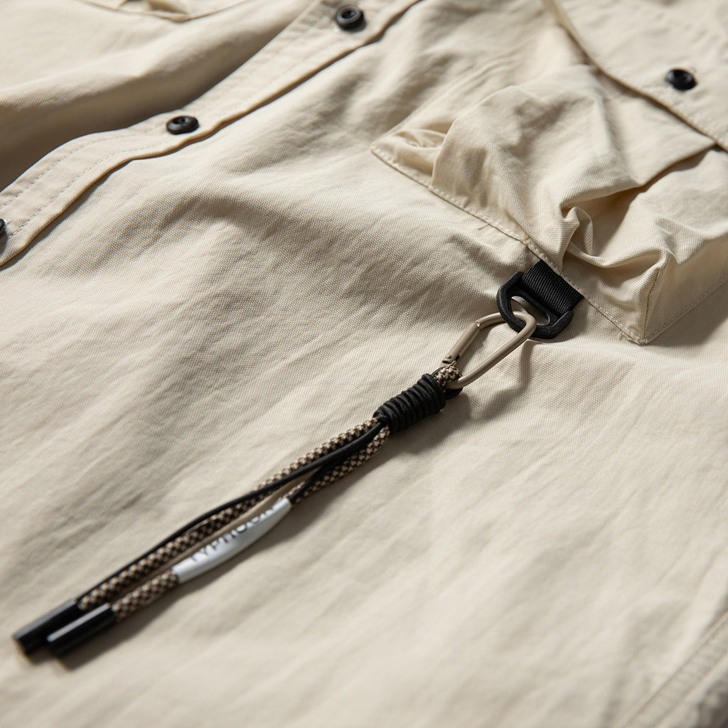 Unisex Shirt Vintage Large Loose Pockets Shirt