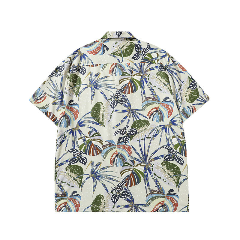 Short Sleeve Shirt Vintage Beach Shirt