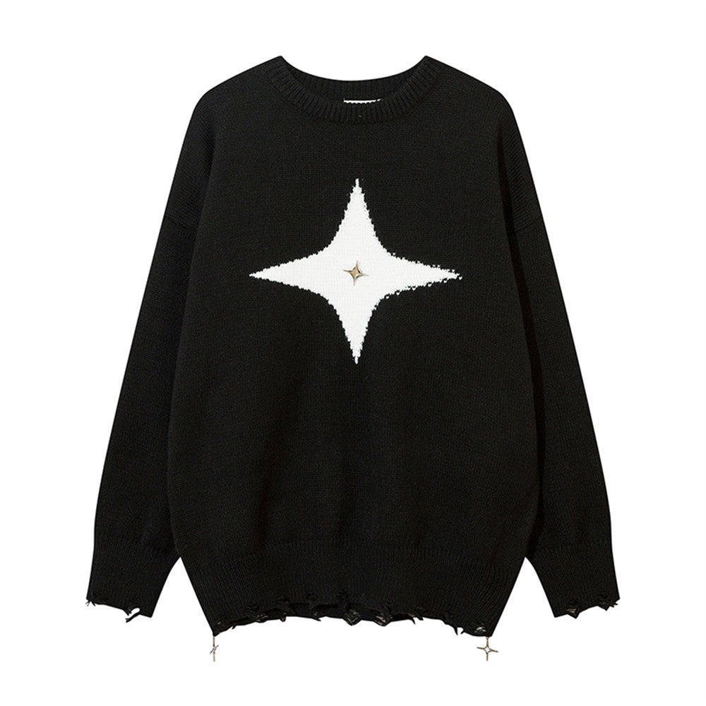 Men Sweater Cross XINGX Sweater Side Zipper