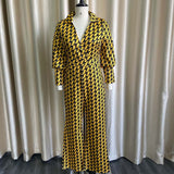 Women Co-Ords Spring Loose Elastic V-neck