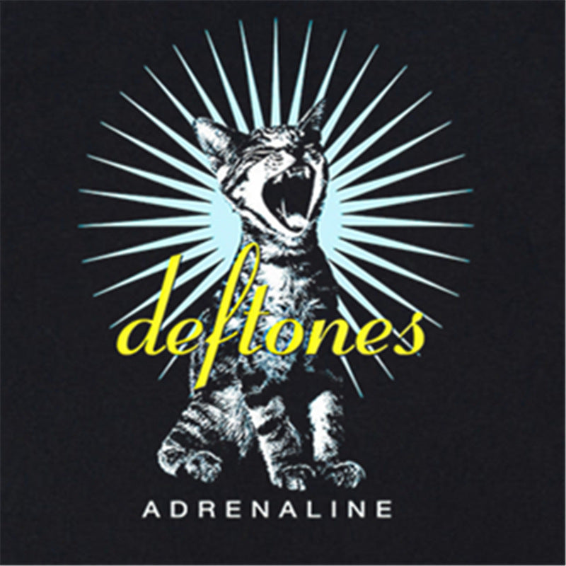 Rock Star T Shirt Deftones Sub-Tone Rap Print Pure Cotton Loose T-shirt Men's and Women's Fashion Short Sleeve