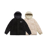 Unisex Coat Winter Student Loose Thick Couple Lamb Wool