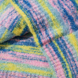 Men Sweater Striped Cardigan Sweater plus Velvet Thickening