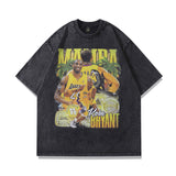 Men T-Shirt Vintage Rapper Print Oversize