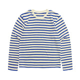 Kapital T Shirt Pingtian Hehong Arm Smiling Face Crew Neck Casual Cotton Striped Long Sleeved T-shirt