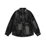Long Sleeve Retro Contrast Patch