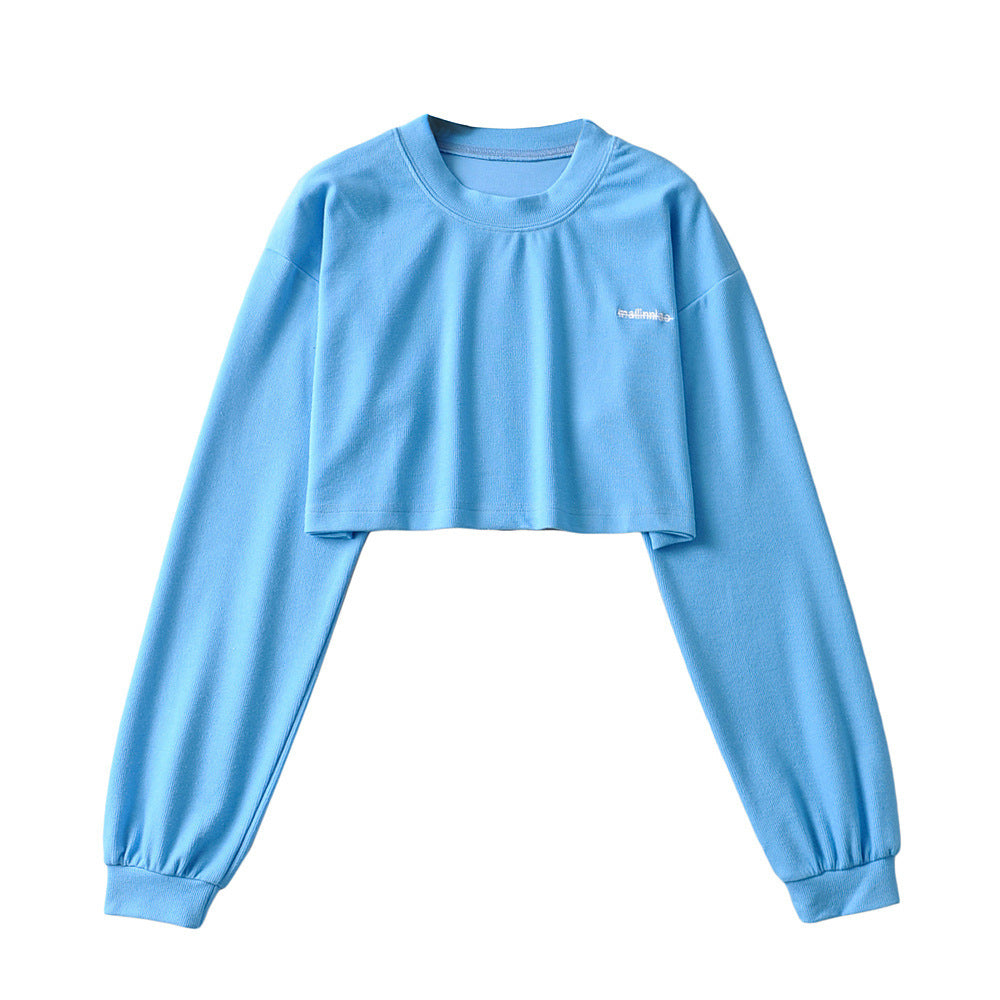 Women Hoodie Loose-Fitting Cropped Hot Girls