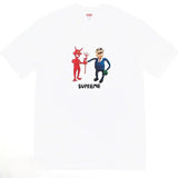 Supreme Men's Alphabet Cartoon Printed Cotton T-shirt Couple