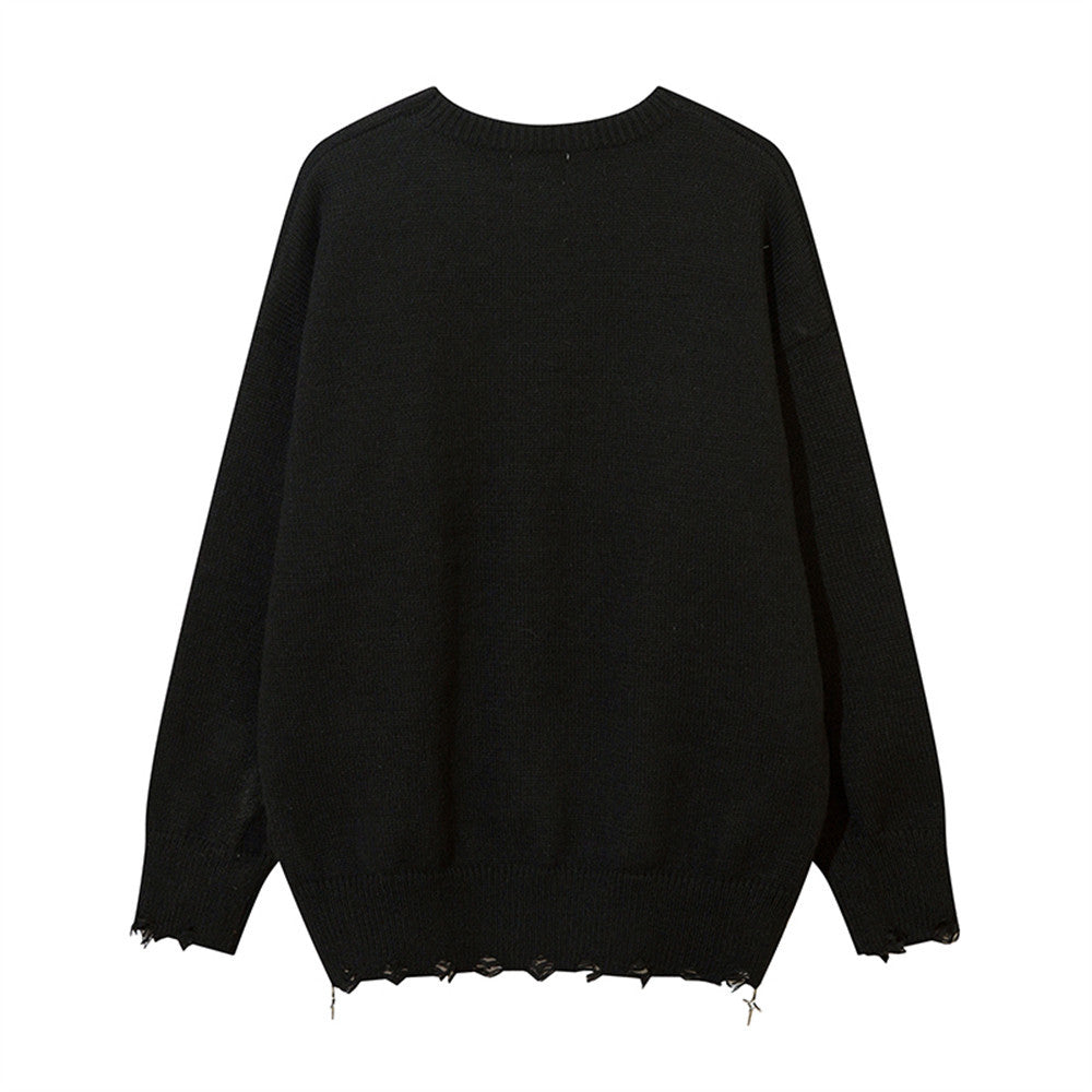 Men Sweater Cross XINGX Sweater Side Zipper