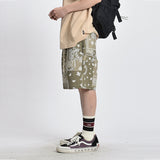 Men Shorts Paisley Shorts Loose Straight Trend Sports