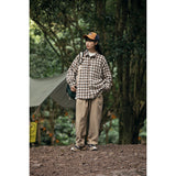 Unisex Shirt Retro Plaid Shirt