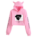 Nipsey Hussle Hoodie Rap Star Trendy Loose Cat Ears for Women