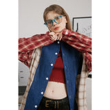 Unisex Shirt Stitching Baggy Coat