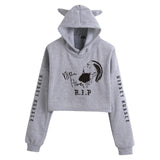 Nipsey Hussle Hoodie Rap Star Trendy Loose Cat Ears for Women