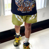 EE BAPE Mesh Quick-Drying plus Size Basketball Shorts