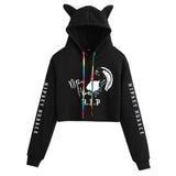 Nipsey Hussle Hoodie Rap Loose Cat Ears Sweater for Women