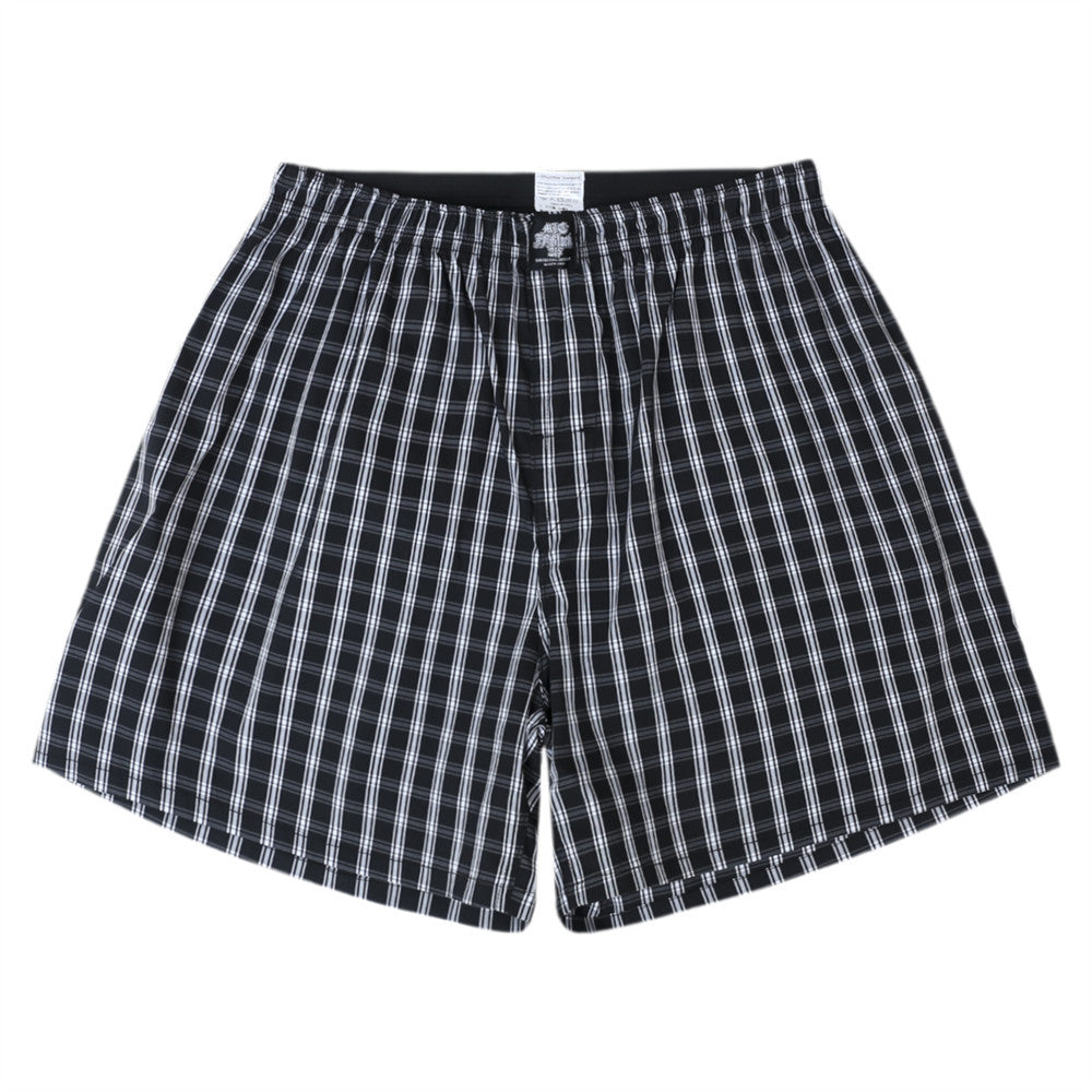Men Shorts Plaid Casual Sports Shorts Punk Loose