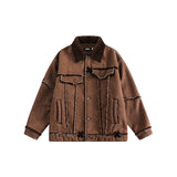 Unisex Coat Winter Lamb Wool Padded Coat