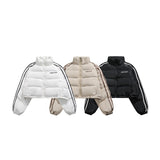 Unisex Coat Stand-up Collar Thick